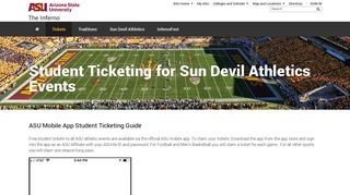 Student Ticketing for Sun Devil Athletics Events | Arizona State ...
