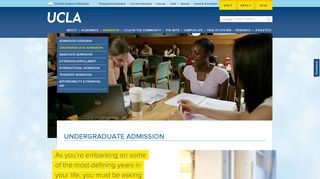 Undergraduate Admission | UCLA