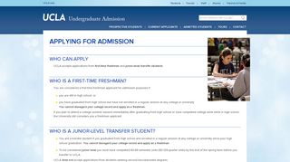 How to Apply - UCLA Undergraduate Admission