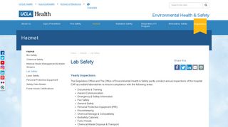 Lab Safety: Environmental Health & Safety Office | UCLA Health