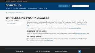 Wireless Network Access | UCLA IT Services