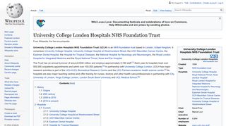 University College London Hospitals NHS Foundation Trust - Wikipedia