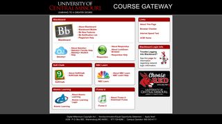 Blackboard - University of Central Missouri