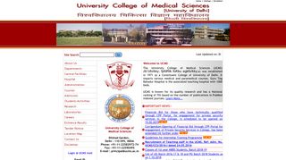 Welcome to University College of Medical Sciences, Dilshad Garden ...