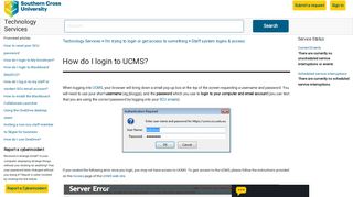 How do I login to UCMS? – Technology Services