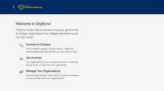 University of Central Oklahoma | OrgSync