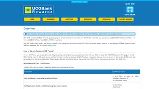UCOBank Rewardz | Overview