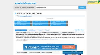 ucoonline.co.in at WI. UCOBANK,UCOOnline,Uco Bank Staff Login ...