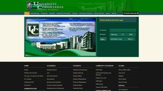 Students Log In - University of the Cordilleras