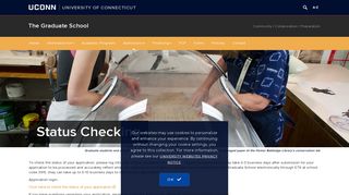 Status Checking | The Graduate School - UConn Grad School