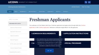 Freshman Applicants | Undergraduate Admissions - UConn Admissions