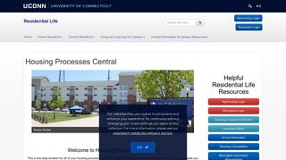 Housing Processes Central | Residential Life - UCONN Reslife
