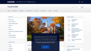 UConn Faculty & Staff - University of Connecticut