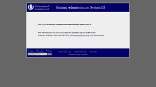 UConn: Student Administration Number
