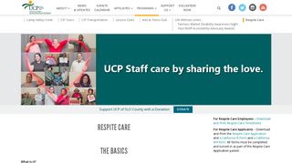 Respite Care | UCP of San Luis Obispo