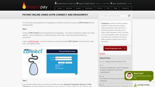 Paying Online Using UCPB Connect and Dragonpay