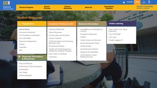 UCR Extension | Student Resources