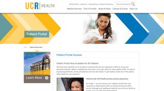 Patient Portal Access | UCR Health