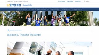 Welcome, Transfer Students! | Student Life - UCR Student Life