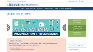 UCR Student Health Services - University of California, Riverside