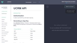 UCRM API · Apiary