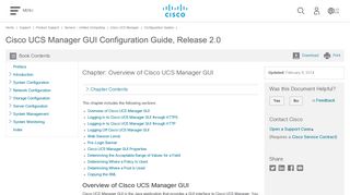 Cisco UCS Manager GUI Configuration Guide, Release 2.0 - Overview ...