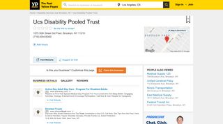 Ucs Disability Pooled Trust 1575 50th Street 3rd Floor, Brooklyn, NY ...