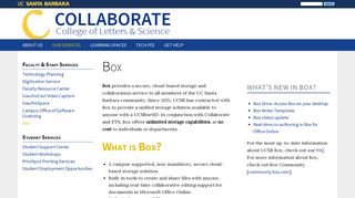Box | Collaborate - UC Santa Barbara
