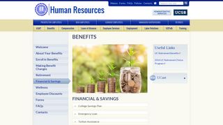 Financial & Savings | UCSB Human Resources