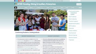 Continuing Students: Undergraduate | UCSB Housing, Dining ...