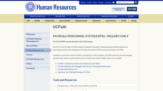 Payroll/Personnel System (PPS) | UCSB Human Resources