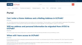 Portal | UCSB UCPath