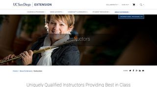 Expert Instructors | UC San Diego Extension