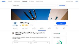 UC San Diego Payroll Analyst Salaries in California | Indeed.com