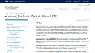 Accessing Electronic Medical Data at UCSF | Clinical Research ...
