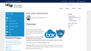 Secure Box (CipherCloud) | it.ucsf.edu