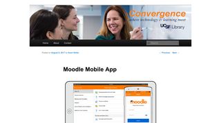 Moodle Mobile App | Convergence - Blogs by Library Staff