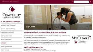 MyChart - Community Medical Centers