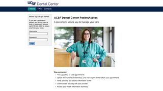 PatientAccess | UCSF Dental Center - Home