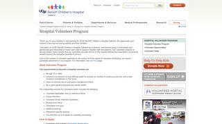 Hospital Volunteer Program | UCSF Benioff Children's Hospital Oakland