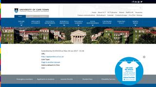 Online applications | University of Cape Town - UCT