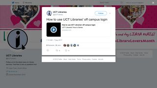 UCT Libraries on Twitter: 