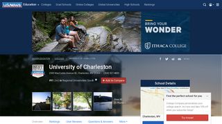 University of Charleston - Profile, Rankings and Data | US News Best ...