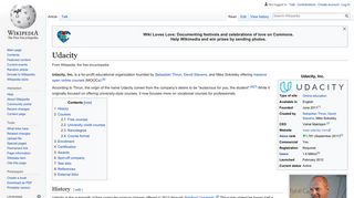 Udacity - Wikipedia