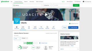 Udacity Mentor Reviews | Glassdoor