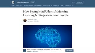 How I completed Udacity's Machine Learning ND in just over one month