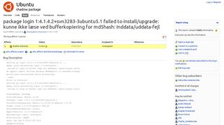 Bug #1088040 “package login 1:4.1.4.2+svn3283-3ubuntu5.1 failed ...