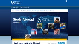 Study Abroad - University of Delaware