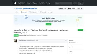 Unable to log in. (Udemy for business custom company domain ...