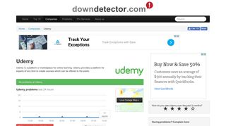 Udemy down? Current status and problems | Downdetector